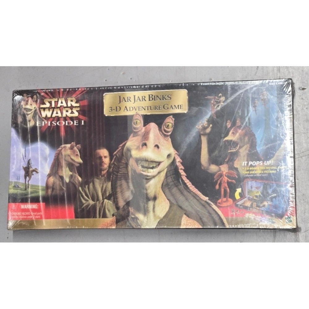 Star Wars Episode I Jar Jar Binks 3-D Adventure Game Milton Bradley 1999 Sealed